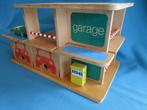 Vintage SIO houten garage jaren 60 speelgoed, Ophalen of Verzenden