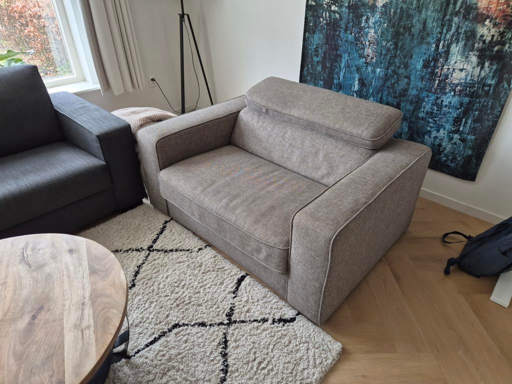 Comfortabele Loveseat - Stof - 143 cm breed, Huis en Inrichting, Gebruikt, 100 tot 125 cm, Tweepersoons, Ophalen of Verzenden