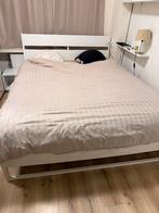 Ikea bed 160 MORGEN OPHALEN, Huis en Inrichting, Wit, Tweepersoons, Ophalen of Verzenden, Zo goed als nieuw