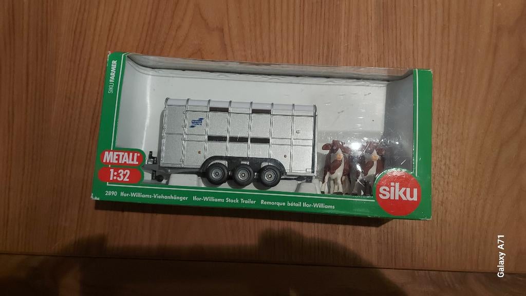 Siku 2890 Veeaanhanger, Ophalen of Verzenden, Zo goed als nieuw, Tractor of Landbouw, SIKU