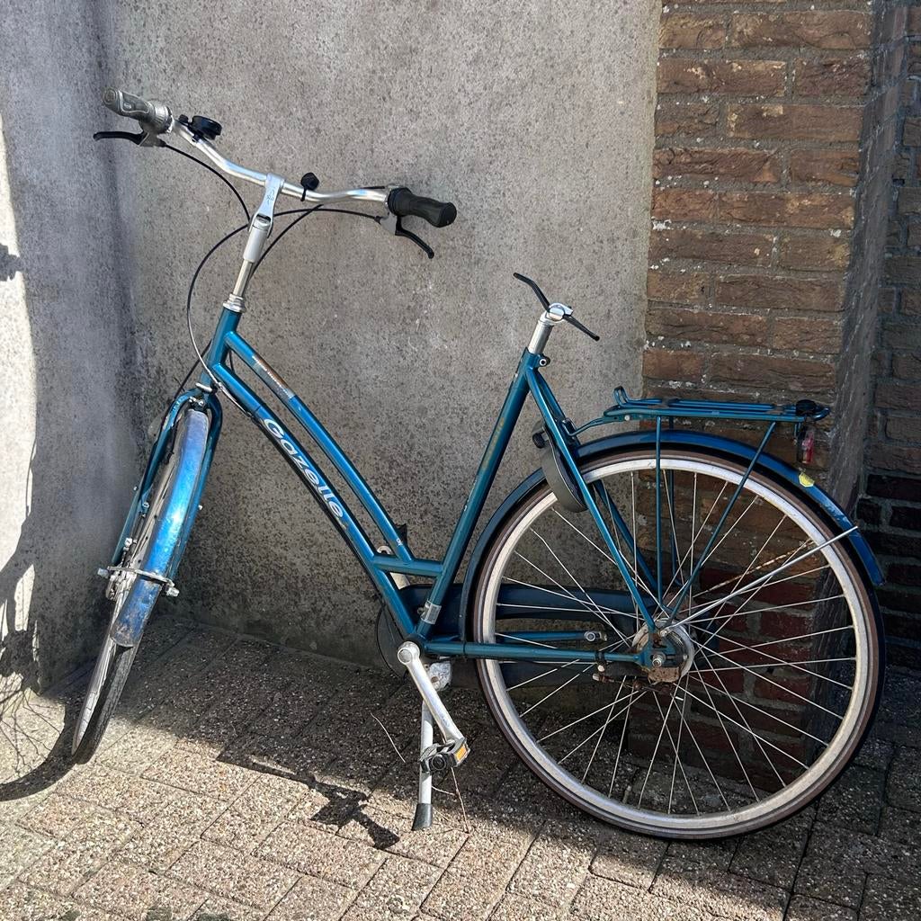 Gazelle stationfiets / opknapper (zadel ontbreekt), Fietsen en Brommers, Ophalen, Terugtraprem, Gazelle, 53 tot 56 cm