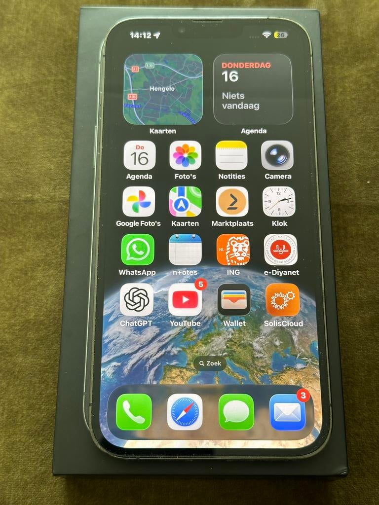 iPhone 13 pro max 256 gb, Telecommunicatie, Mobiele telefoons | Apple iPhone, Ophalen, Zo goed als nieuw, 256 GB, IPhone 13 Pro Max