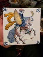 Tegel hollands polychrome 12, Antiek en Kunst, Ophalen of Verzenden