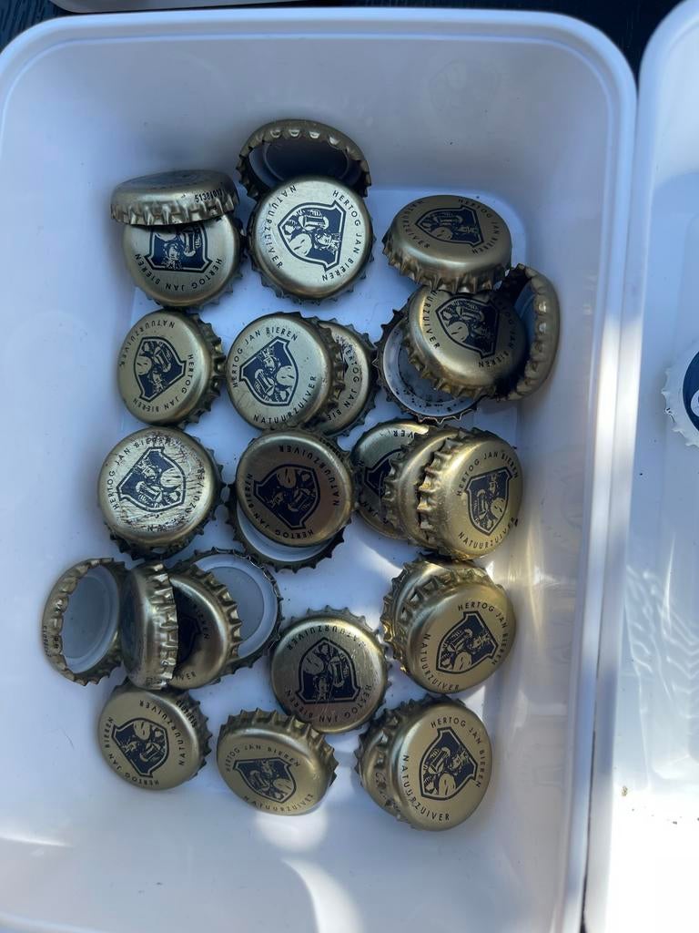 Hertog jan bierdopjes, Verzamelen, Biermerken, Ophalen of Verzenden, Gebruikt, Overige typen, Hertog Jan