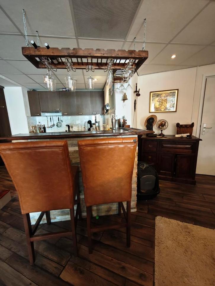 Flessenrek en glazenrek voor wijnglazen of flessen drank, Huis en Inrichting, Woonaccessoires | Wijnrekken, 75 cm of meer, Ophalen