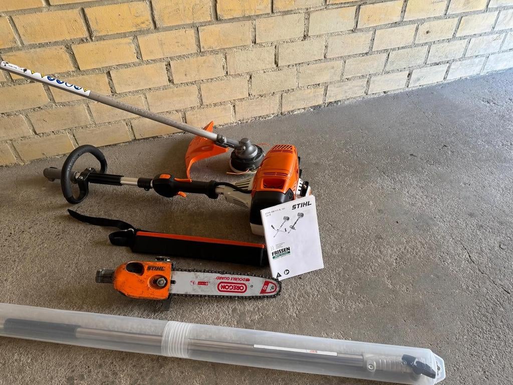 Stihl combimotor set KM 131 R - Zo goed als nieuw, Tuin en Terras, Ophalen, Zo goed als nieuw, Benzine, Stihl