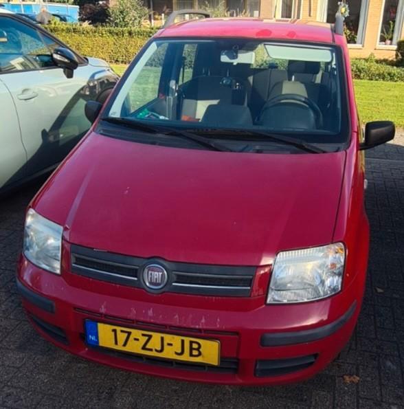 Fiat Panda 1.2 cruise control, automaat, trekhaak 2008 Rood, Auto's, Fiat, Particulier, Panda, Airbags, Airconditioning, Boordcomputer