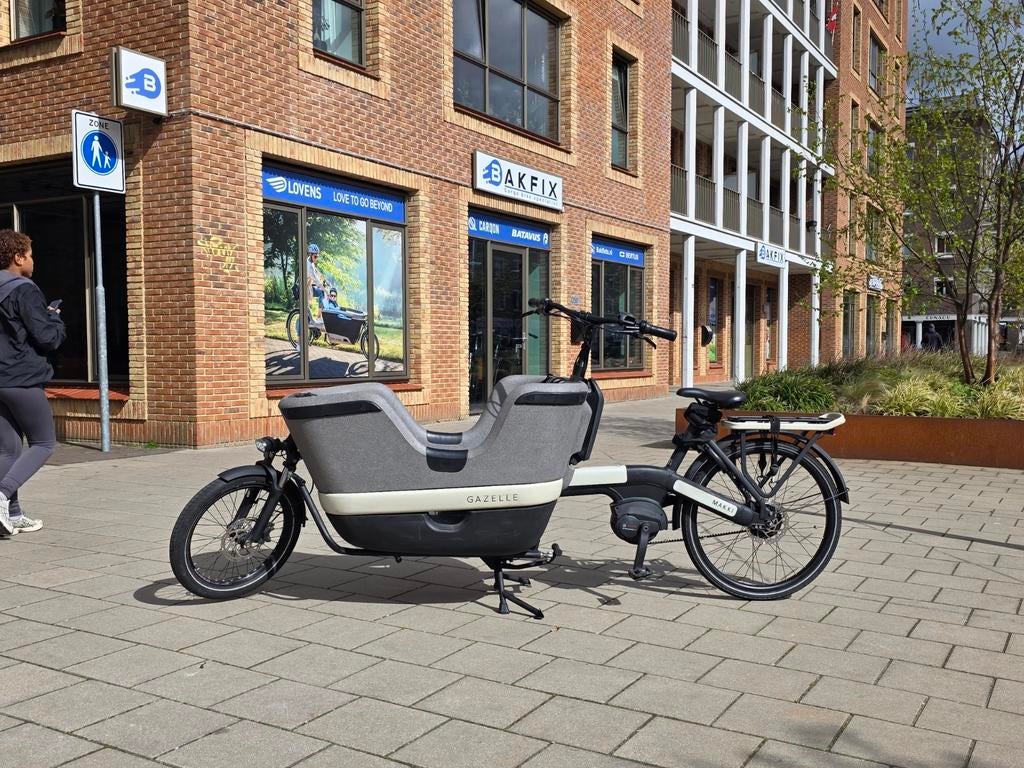 Gazelle Makki Bakfiets - Ideaal voor gezinnen!, Fietsen en Brommers, Fietsen | Bakfietsen, Gebruikt, Gazelle, Elektrisch, Info@gazelle.nl