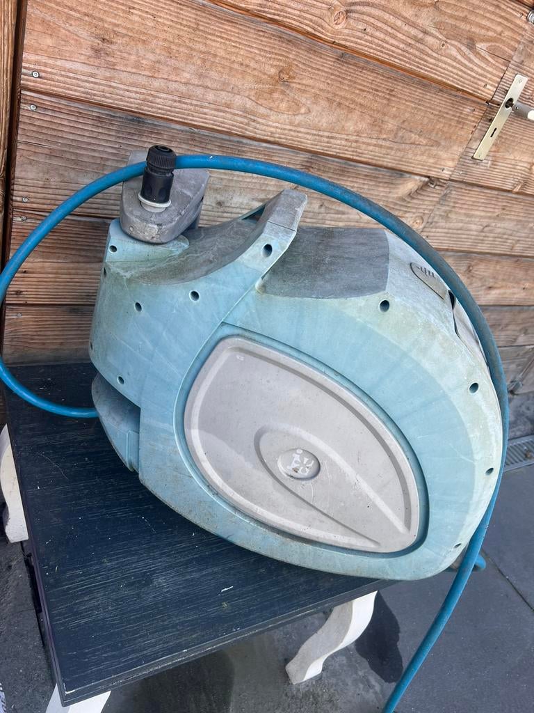 Wandslangbox 30m, Tuin en Terras, Tuinslangen, Ophalen, Gebruikt, Tuinslang