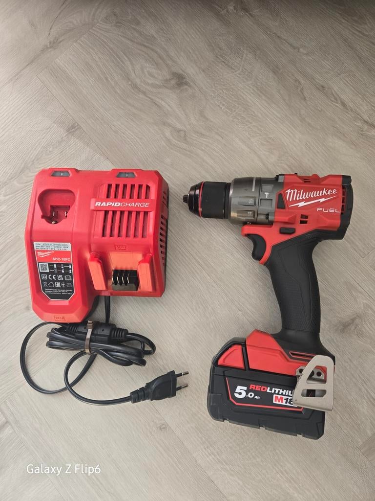 Milwaukee m18 fpd3 met Accu en Lader, 600 watt of meer, Variabele snelheid, Ophalen of Verzenden, Zo goed als nieuw