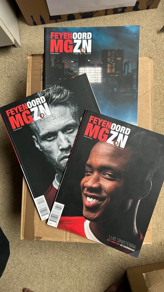Feyenoord Magazine ….. per tijdschrift, Ophalen of Verzenden, Gelezen