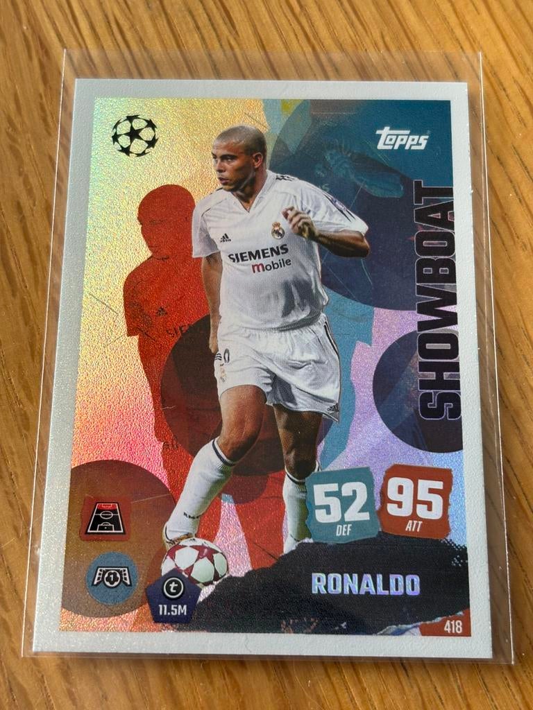 Topps card Ronaldo, Hobby en Vrije tijd, Stickers en Plaatjes, Verzenden, Nieuw, Plaatje