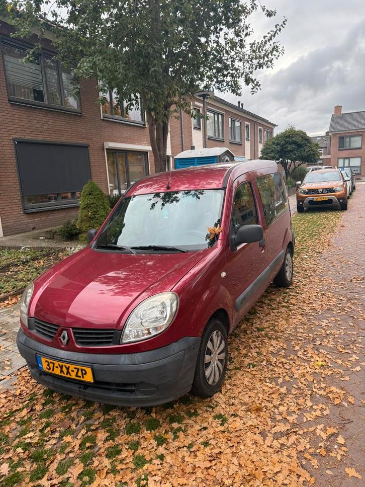 Renault Kangoo 1.2 16V 2007 Rood, Auto's, Renault, Particulier, Kangoo, Benzine, D, MPV, Handgeschakeld, Origineel Nederlands