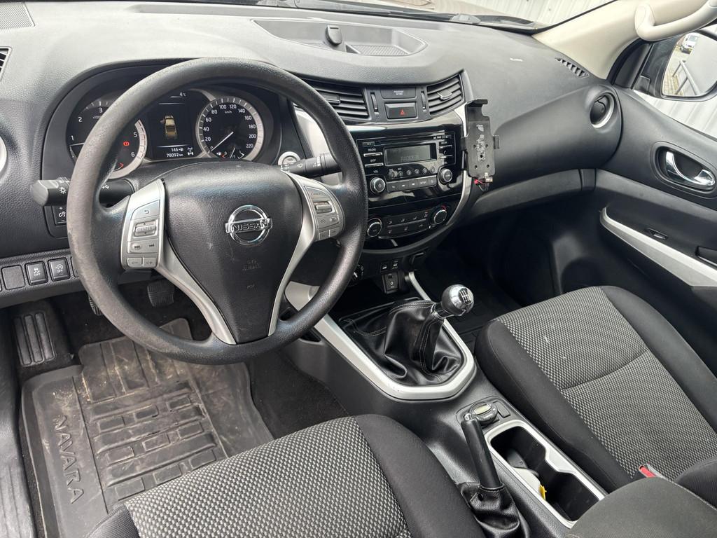 Nissan Navara 2.3 dCi Acenta DoubleCab Veth*5PERS*A/C*CRUISE, Stof, Gebruikt, 4 cilinders, Bruin