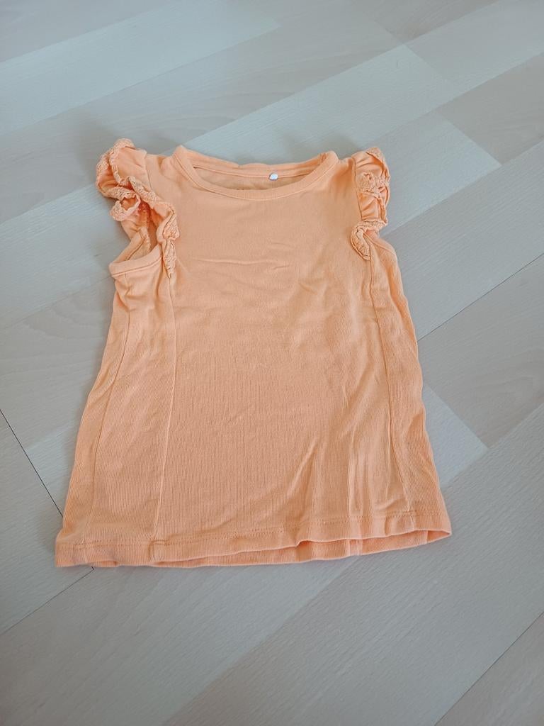 Oranje Shirt van Name it - maat 92, Kinderen en Baby's, Kinderkleding | Maat 92, Meisje, Ophalen of Verzenden, Zo goed als nieuw
