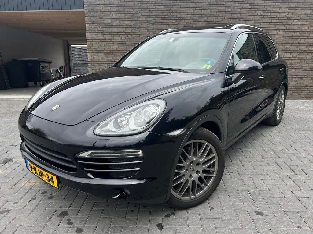 Porsche Cayenne 3.6 V6 S 2012 Zwart luchtvering, dak, trekh, Automaat, Cayenne, 2005 kg, Zwart