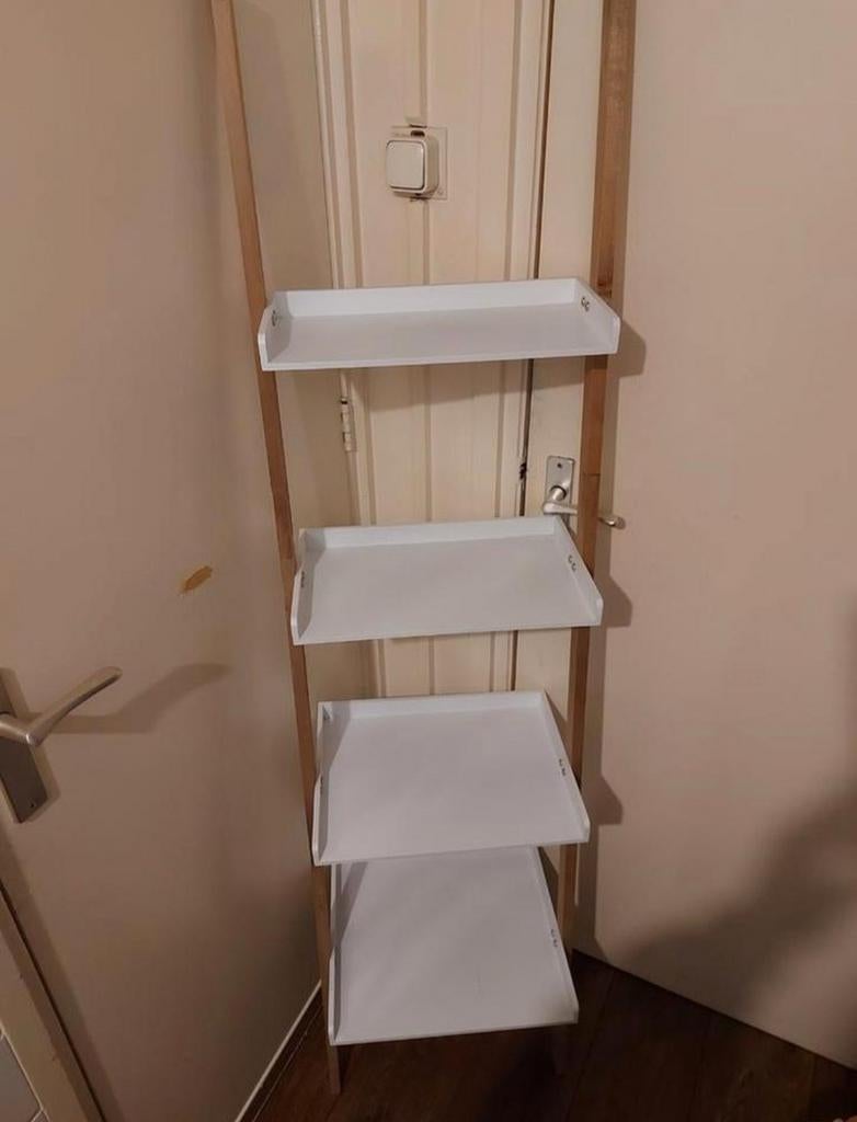 Wandrek ladder model 4 planken | kast wandkast decoratie, Ophalen, Zo goed als nieuw