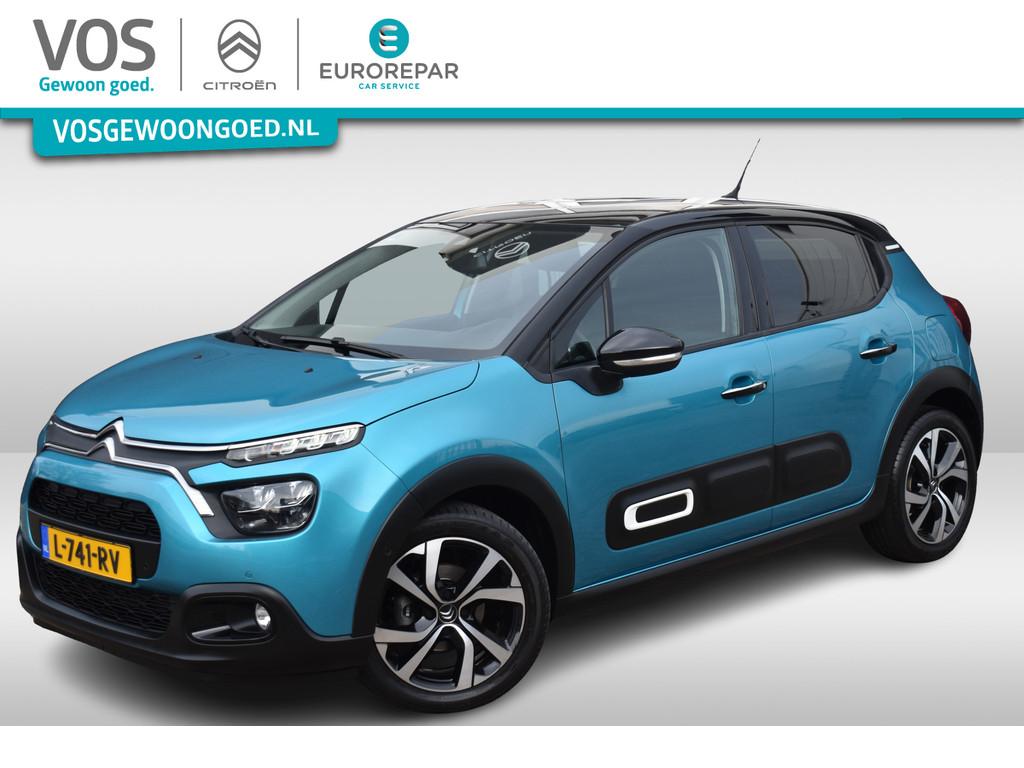 Citroën C3 PureTech 110pk Shine | Navigatie | Camera | Keyl, Auto's, Citroën, Bedrijf, Te koop, C3, ABS, Achteruitrijcamera, Airbags