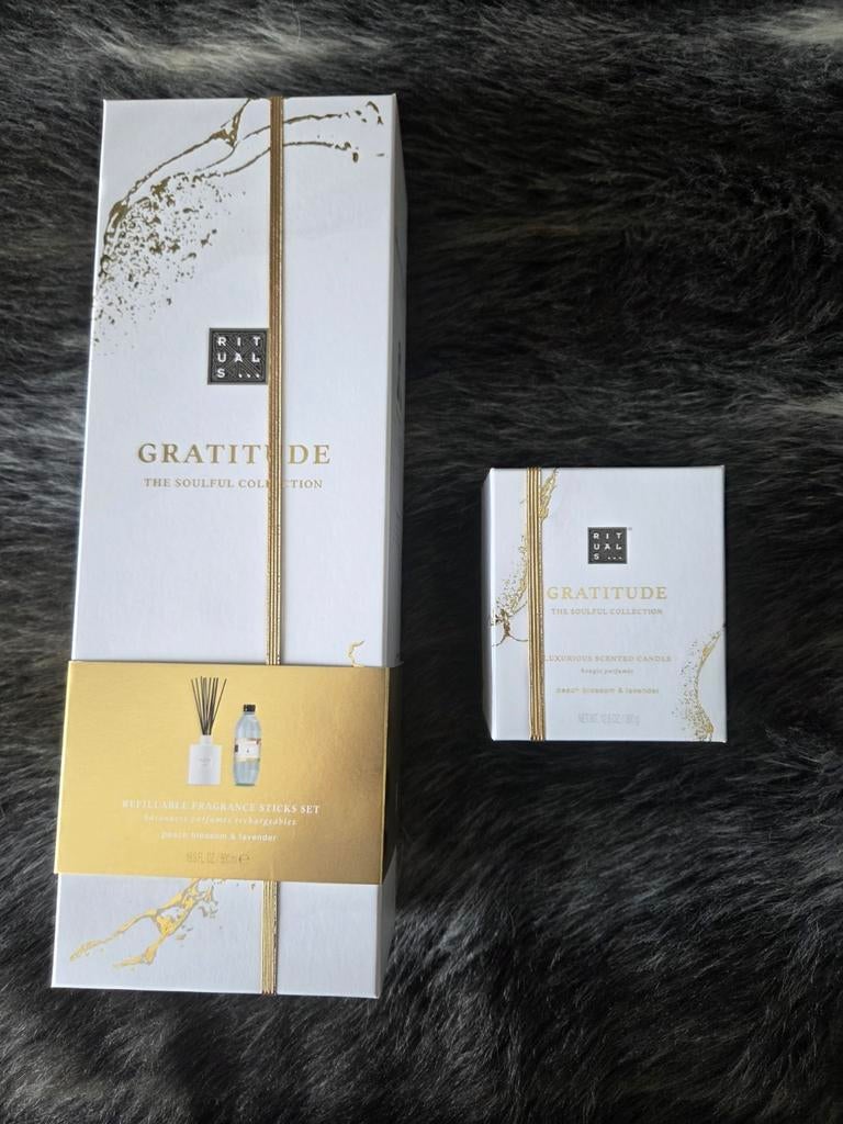 Rituals Gratitude set (geurstokjes en geurkaars), Sieraden, Tassen en Uiterlijk, Uiterlijk | Parfum, Ophalen of Verzenden, Nieuw