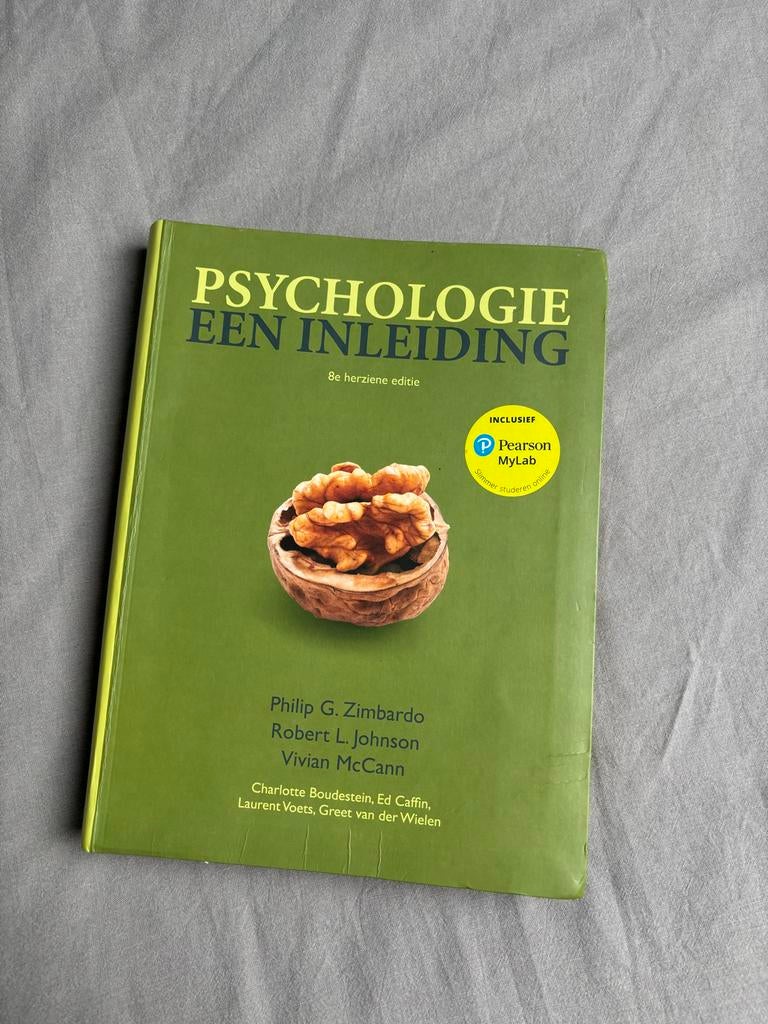 Psychologie een inleiding - 8e herziene editie, Boeken, Ophalen of Verzenden, Gelezen, Overige onderwerpen