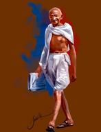 Indiase dhoti, kledingstuk voor hindoe mannen, Verzamelen, Religie, Verzenden, Zo goed als nieuw, Kleding, Hindoeïsme