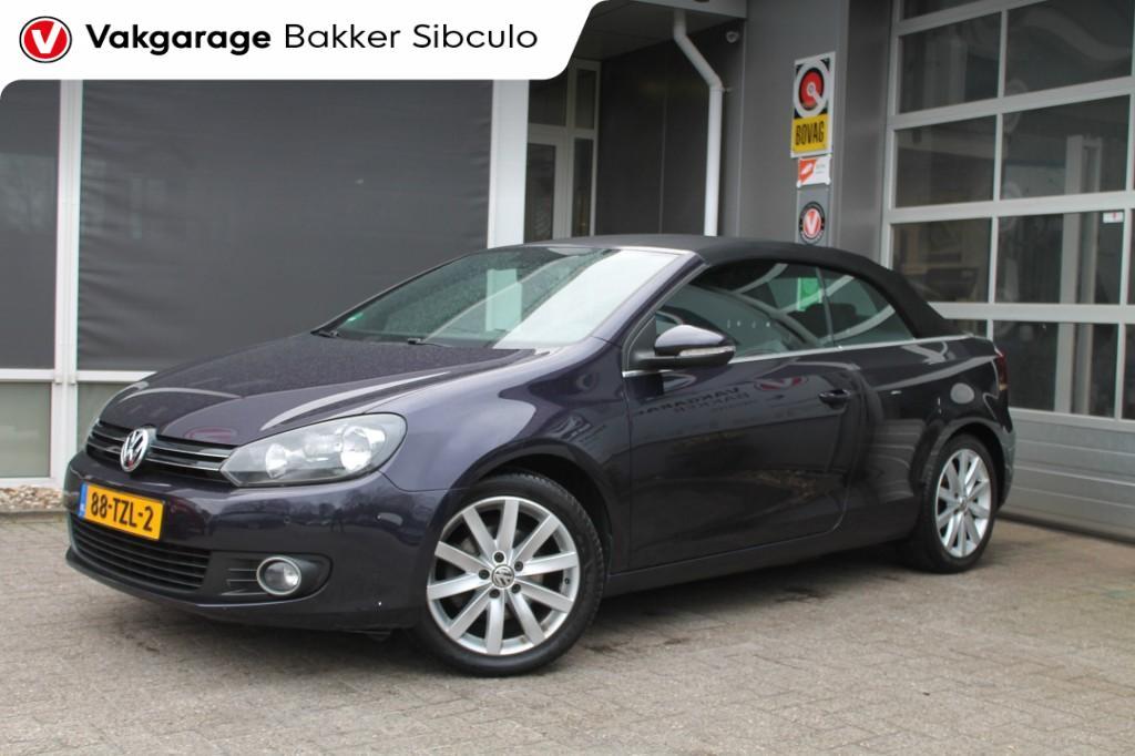 Volkswagen GOLF 1.2 TSI COMFORTLINE CABRIOLET CRUISE NAVI PD, Auto's, Voorwielaandrijving, Euro 5, Met garantie (alle), 610 kg
