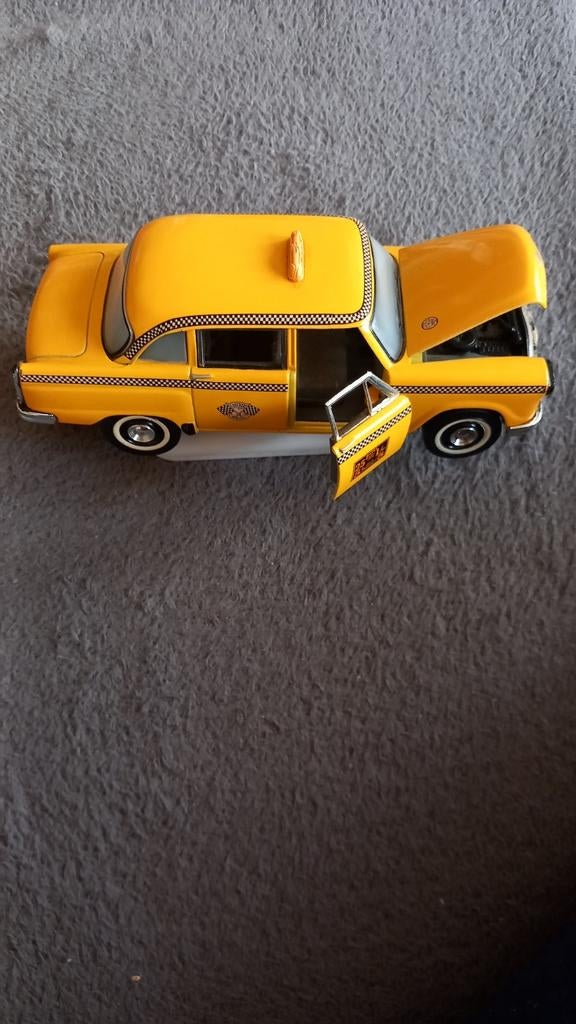 Gele Taxi Yellow Cab 1963 Checker Amerika, Ophalen of Verzenden, Gebruikt, Auto, Overige merken