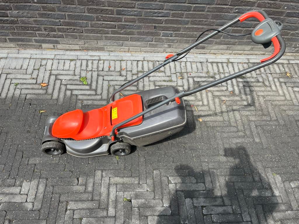 Flymo Easimo elektrische grasmaaier, Tuin en Terras, Grasmaaiers, Ophalen, Cirkelmaaier, Gebruikt, Elektrische grasmaaier