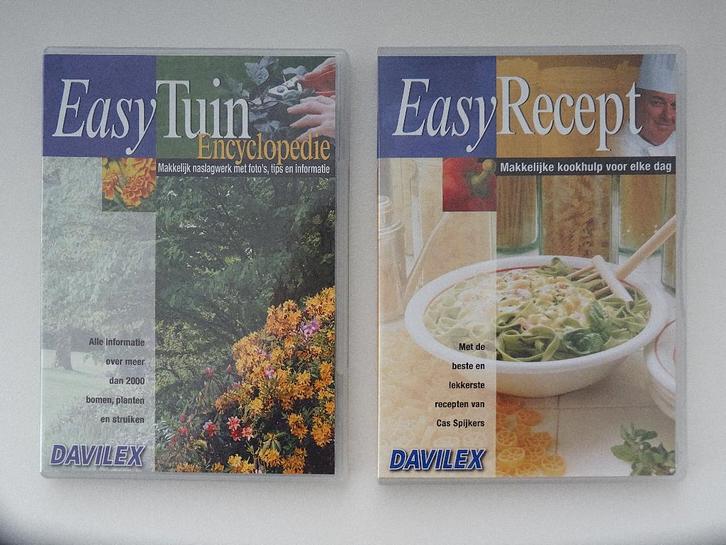 Cd-rom Easy Tuin encyclopedie en Easy Recept kookhulp, nieuw, Computers en Software, Educatie- en Cursussoftware, Nieuw, Ophalen of Verzenden