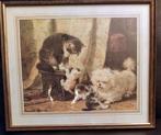 Litho Henriette Ronner-Knip: Katten en Hond, Antiek en Kunst, Verzenden