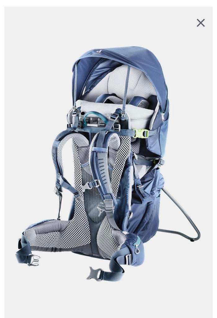 Te huur: Deuter kid comfort pro kinderdrager met raincover, Overige typen, Zo goed als nieuw, Rug, Ophalen