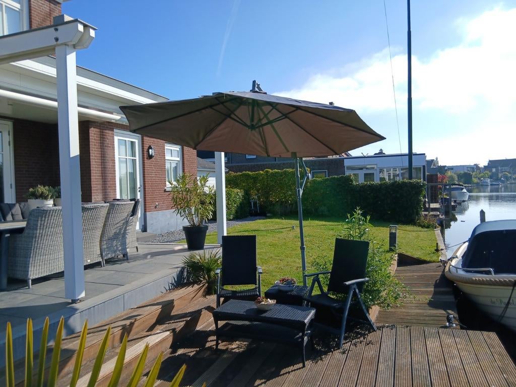 Parasol in zeer goede staat., Ophalen, Zo goed als nieuw, Zweefparasol