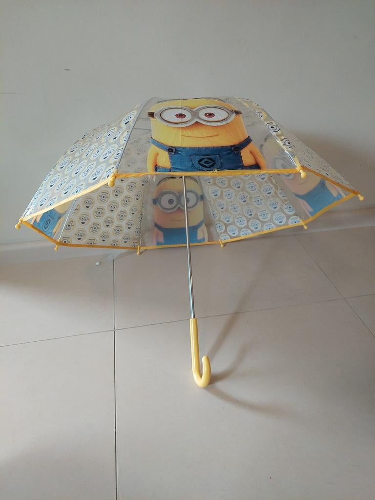 Minions kinder paraplu, Sieraden, Tassen en Uiterlijk, Ophalen of Verzenden, Transparant, Zo goed als nieuw, Overige kleuren