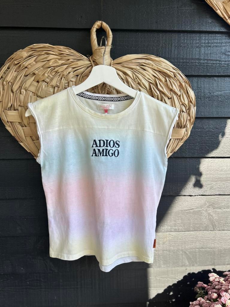 Vingino meisjes t-shirt, Kinderen en Baby's, Kinderkleding | Maat 140, Ophalen of Verzenden, Zo goed als nieuw, Meisje, Shirt of Longsleeve