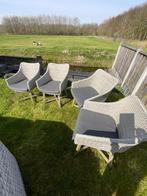 Tuinstoelen wicker wit, Tuin en Terras, Ophalen, Gebruikt, Wicker