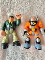 Vintage Fisher Price Rescue Heroes Jake Justice Roger Housto, Ophalen of Verzenden, Gebruikt