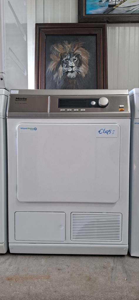 Miele professional warmtepompdroger, 3 maand garantie 4081, Witgoed en Apparatuur, Wasdrogers, Refurbished, Condens, Voorlader