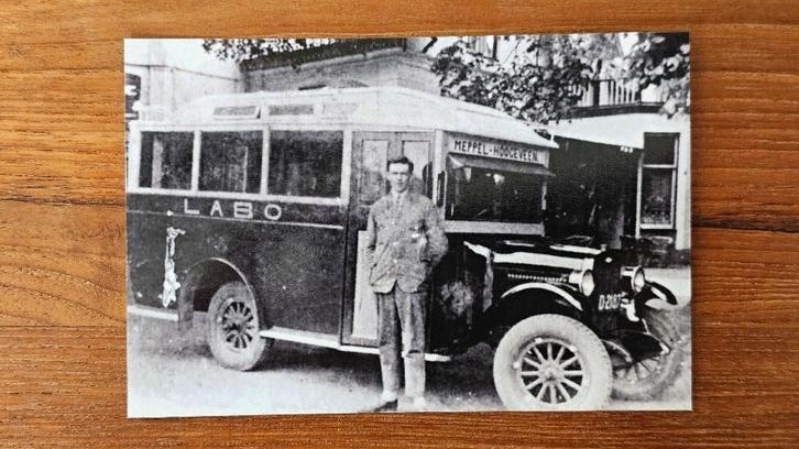 Foto BUS LABO Meppel 1, Verzamelen, Spoorwegen en Tramwegen, Gebruikt, Bus of Metro, Overige typen, Verzenden