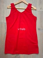 NED tanktop rood, 2 zijden draagbaar, mt. XL/44, Maat 42/44 (L), Nieuw, Ophalen of Verzenden, NED