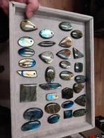 Partij AAA echte labradoriet hangers 4mm gat, Ophalen of Verzenden