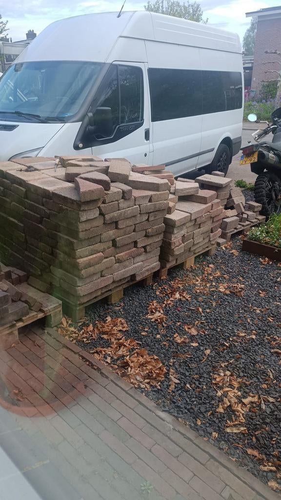 Tegels 20x30x6cm  10-12m², Tuin en Terras, Tegels en Klinkers, Ophalen, Gebruikt, 10 m² of meer, Beton