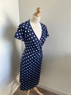 King Louie maat L polka blauw witte crossdress jurk 3140, Blauw, Maat 42/44 (L), Ophalen of Verzenden, Zo goed als nieuw