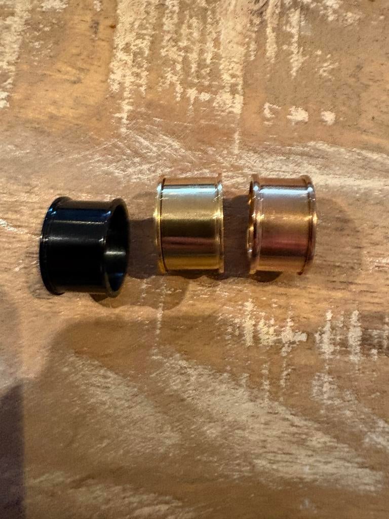 Nieuwe ixxxi vulringen roze, zwart en goud, maat 20, 20 of groter, Nieuw, Ophalen of Verzenden, Roze