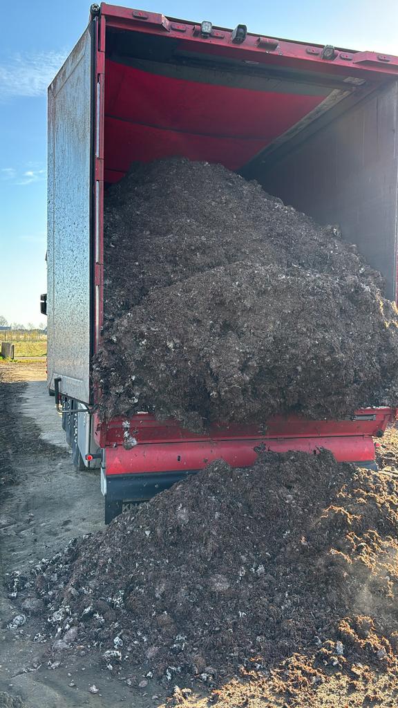 Champost te koop - Ideaal voor tuin & landbouw!, Tuin en Terras, Aarde en Mest, Ophalen, Compost