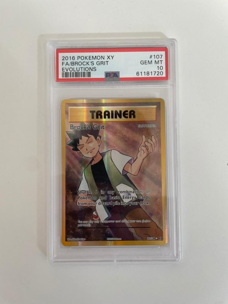Brock's Grit 107 PSA 10, Ophalen of Verzenden, Nieuw, Losse kaart