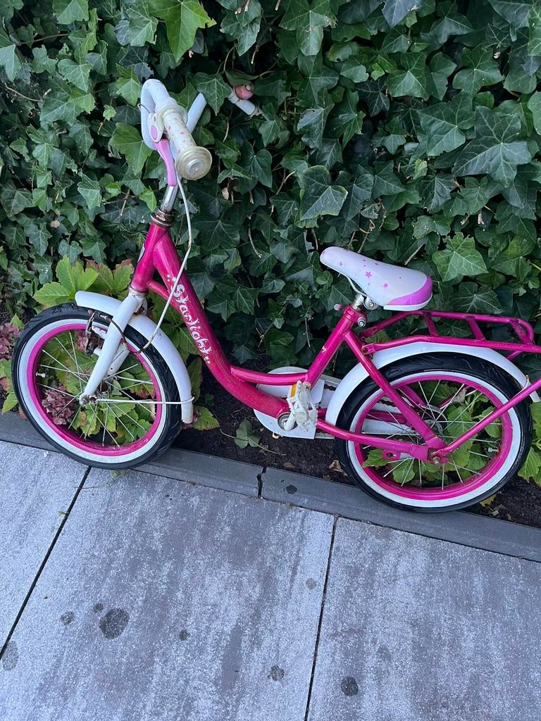 Meisjes fiets, Fietsen en Brommers, Fietsen | Kinderfietsjes, Ophalen of Verzenden, Zo goed als nieuw, Minder dan 16 inch