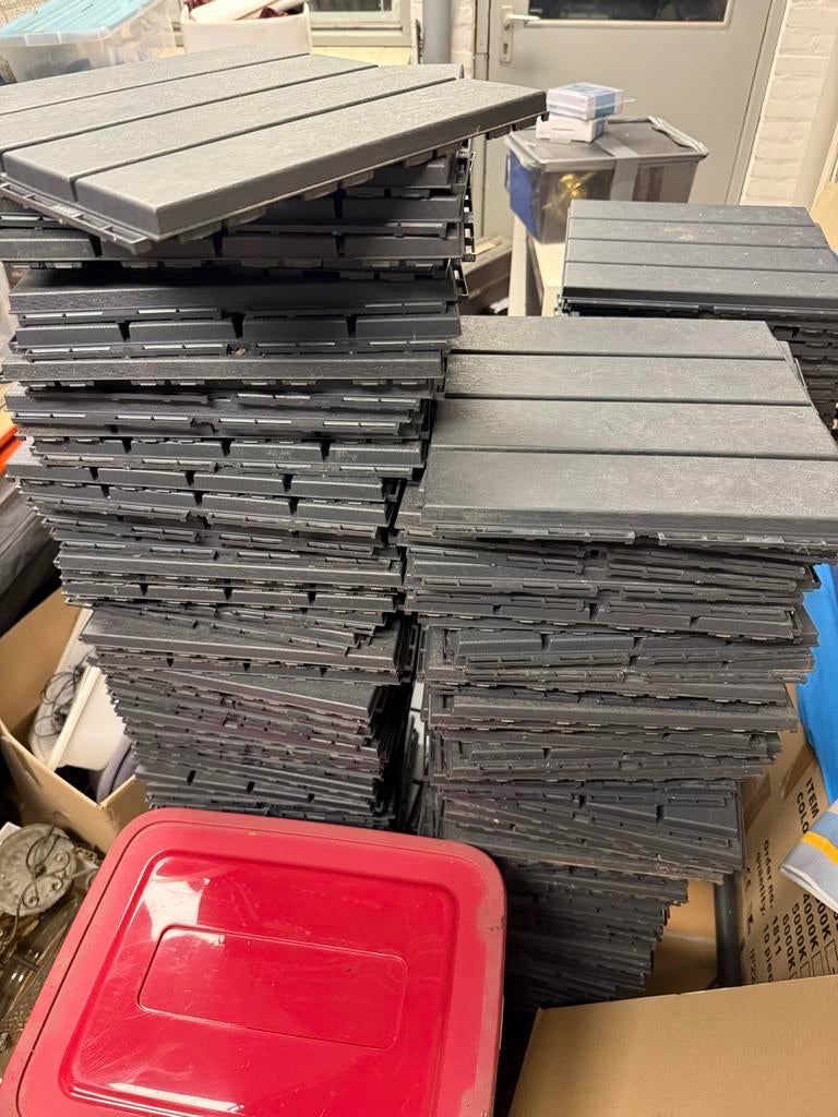 Vloer vlonder systeemplaatjes, Ophalen, Gebruikt, Kunststof