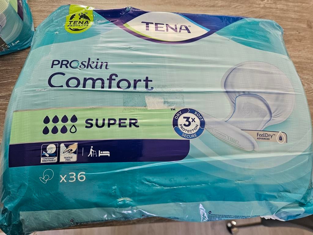 Tena proskin comfort super, Diversen, Ophalen