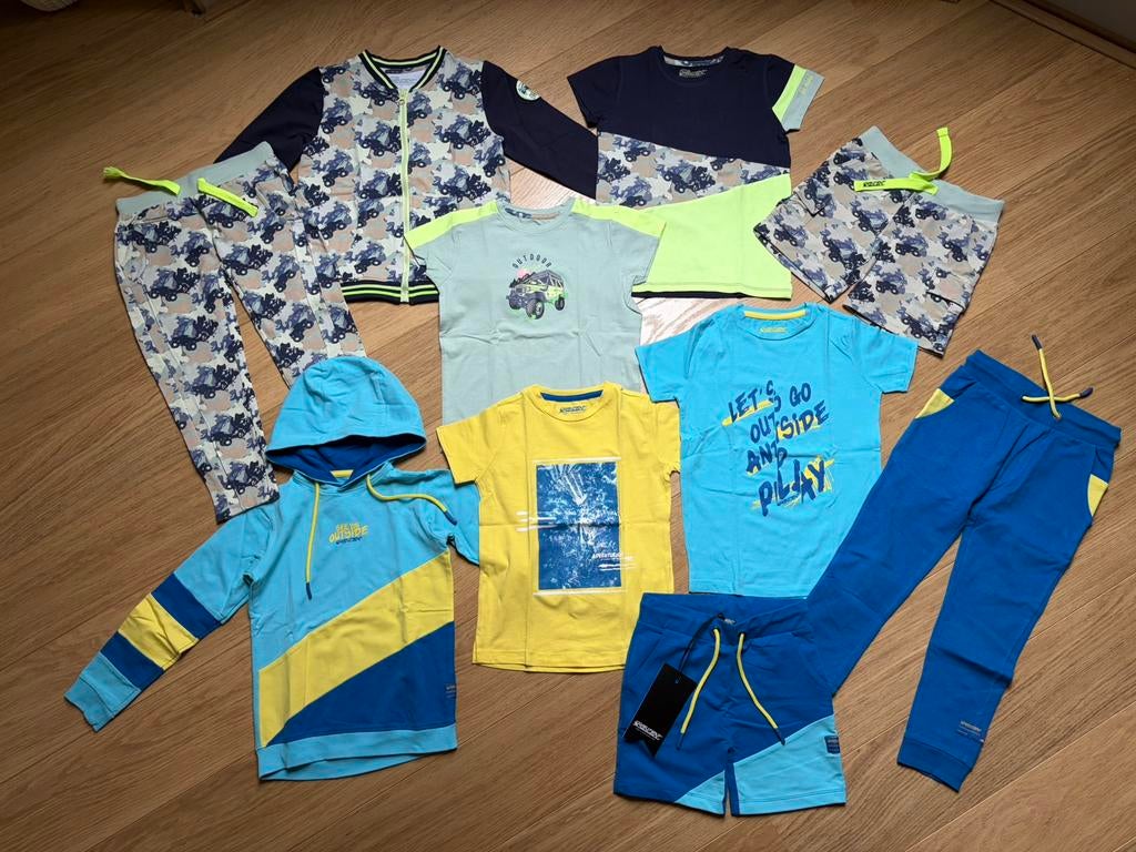 Pakket 10x zomerkleding jongens maat 116/122 ZGAN!, Ophalen of Verzenden, Zo goed als nieuw, Jongen, Setje
