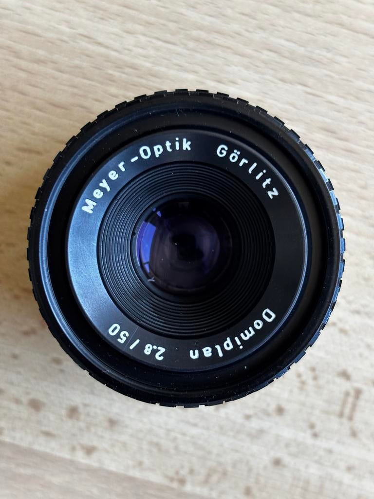 Meyer-Optik Görlitz Domiplan 2.8/50 lens, Ophalen of Verzenden, Gebruikt, Standaardlens